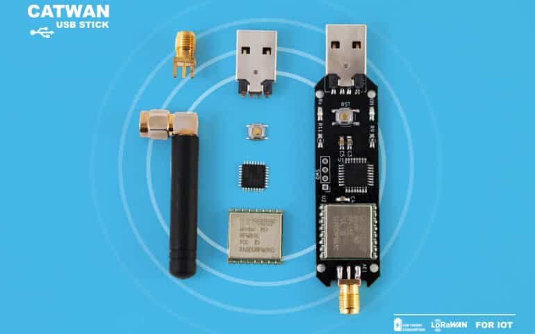 LoRa Sniffer con CatWAN USB Stick