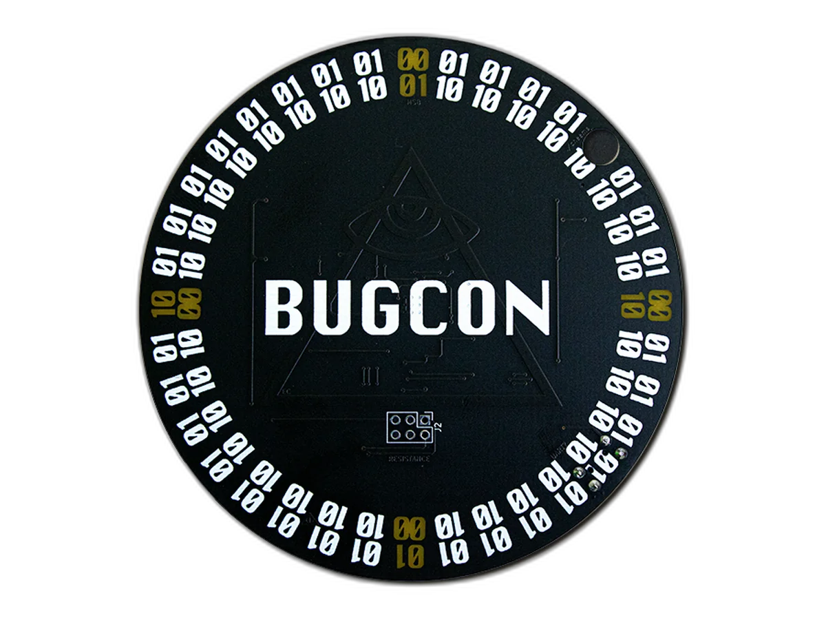 BugCON 2022 electronic badge by Electronic Cats