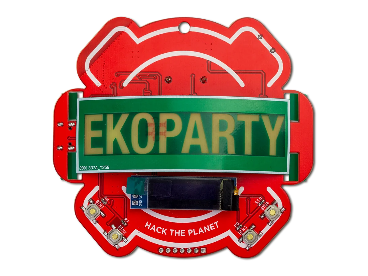 EKO Party 2023 electronic badge by Electronic Cats