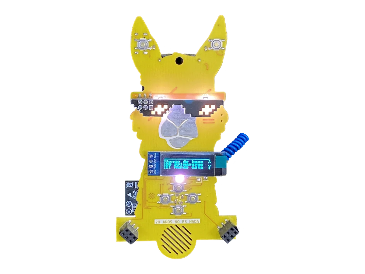 EKO Party 2024 electronic badge by Electronic Cats