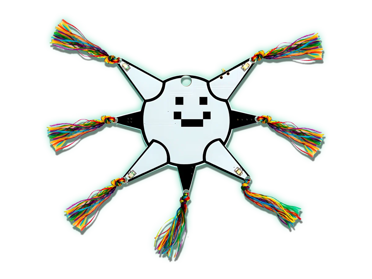Hack GDL 2024 electronic badge by Electronic Cats
