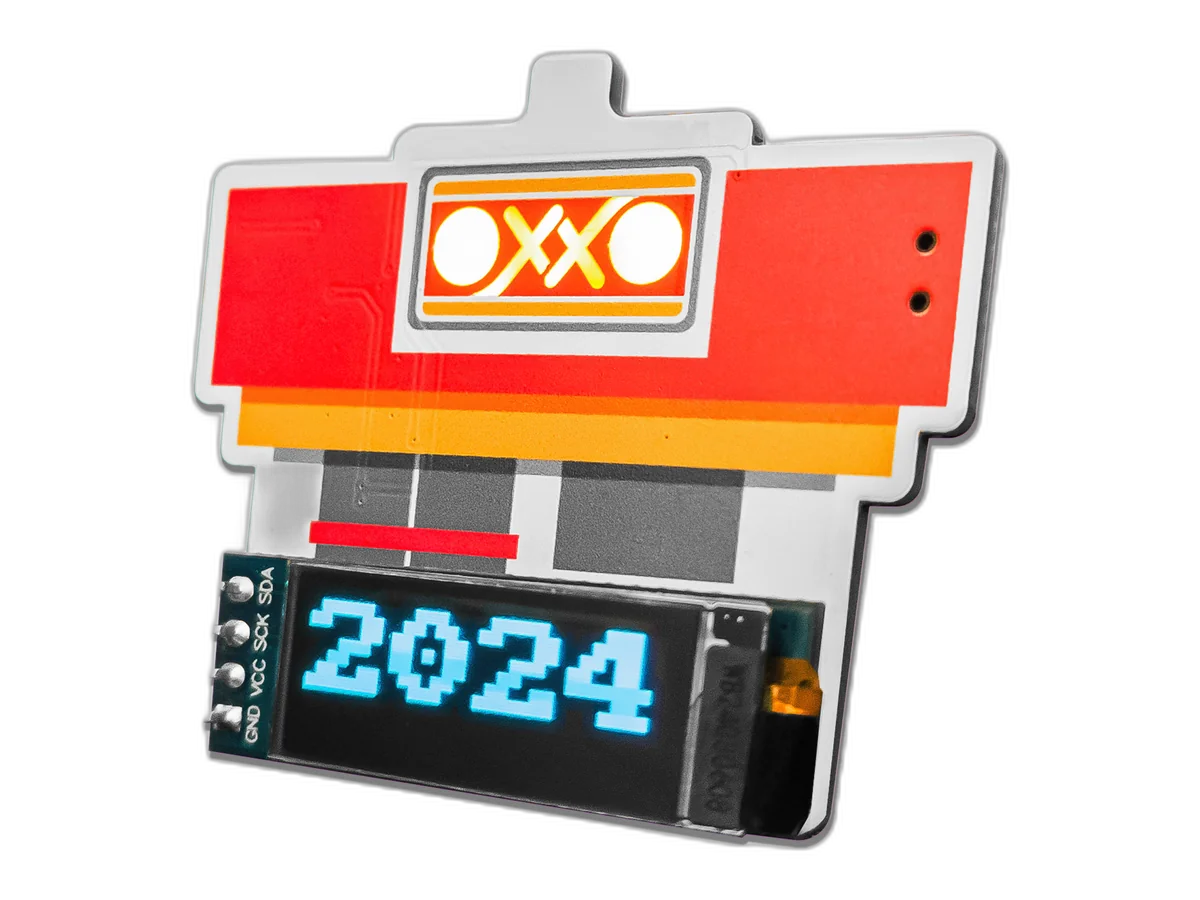 OXXO corporate electronic badge by Electronic Cats
